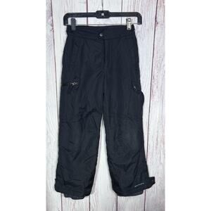 Columbia Omni-Shield Waterproof Breathable Lined Snow Pants Black Youth Size 8